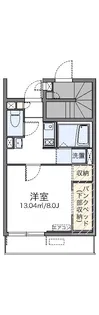 レオネクスト四番【1階】の間取り