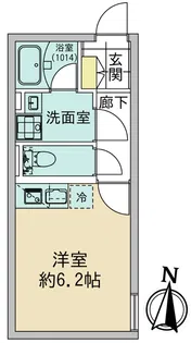 FolsClass池上【1階】の間取り