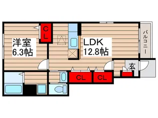 フルハウスK【1階】の間取り