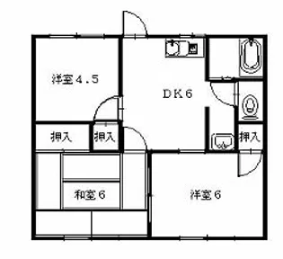 コートルミエール【2階】の間取り