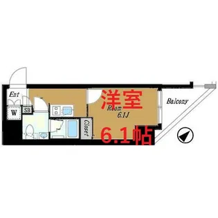 スパシエグランス大森【6階】の間取り