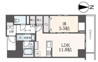 Alcyon府中【6階】の間取り