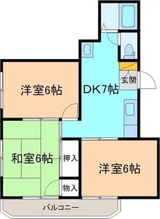 ホワイトシティ【2階】の間取り