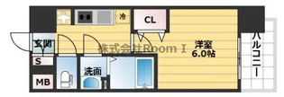 プレサンス大阪天満リバーシア【4階】の間取り