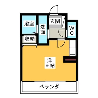 エクセル畑江【1階】の間取り