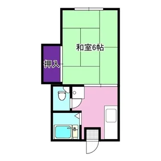 メゾンフジ【1階】の間取り