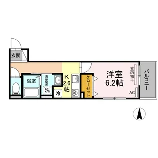 リッツレジデンスA棟【2階】の間取り