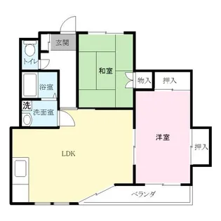 バンベールハウス A【3階】の間取り