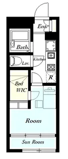 レオパレスバードII【1階】の間取り