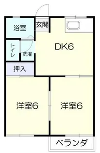ファミールA【1階】の間取り