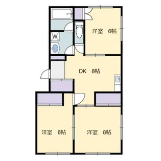 横堀ビル【1階】の間取り