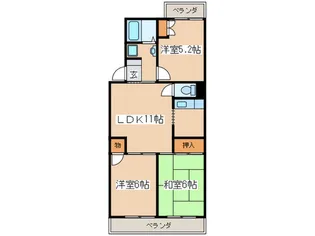 グレイスコートの間取り