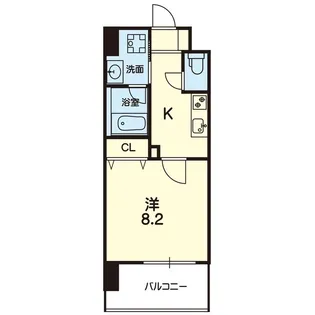 ELGRAND下通【2階】の間取り