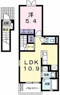 グレイスヒル垂水【2階】の間取り