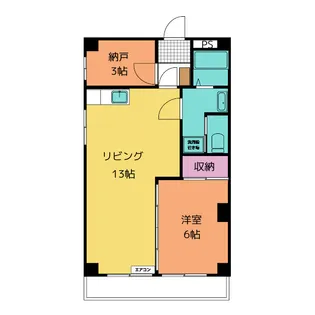 第二ヤマモリビル【3階】の間取り