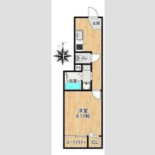 リベラメゾン野口【1階】の間取り