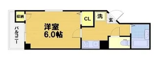 ヌフジャラン御前【4階】の間取り