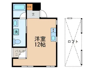 パロス山本通り【1階】の間取り