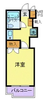 朝日プラザ相模大野【4階】の間取り