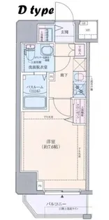 グランドロアール南巽【5階】の間取り