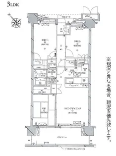サンクレイドル茂原駅前【7階】の間取り