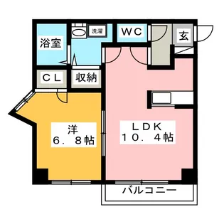 アンテロープ【1階】の間取り