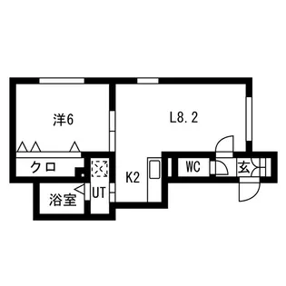 CLAN MOANA (クランモアナ)【1階】の間取り