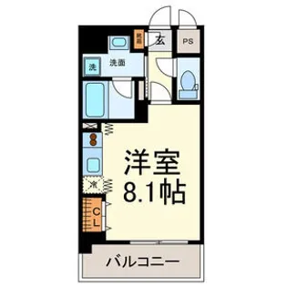 1Rの間取り画像