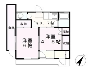 千葉県松戸市稔台1【一戸建】の間取り