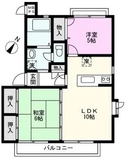 ジュネス壱番館【1階】の間取り