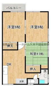 コーポラスヒロタ【2階】の間取り