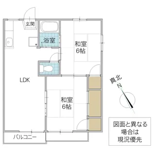 ホワイトビレッジ C棟【2階】の間取り