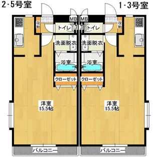 ペティート【2階】の間取り