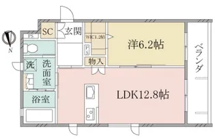 (シニア限定)ヘーベルヴィレッジ和光市~ラファータ~【4階】の間取り