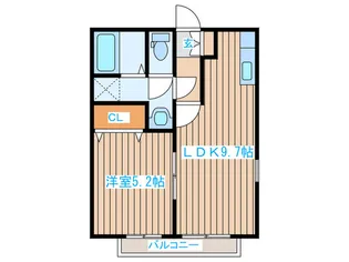 M´sハイツ【2階】の間取り