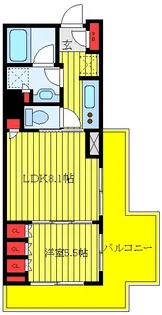 BELISTA常盤台【8階】の間取り
