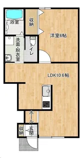 AFC RESIDENCE 上石田【1階】の間取り