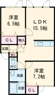 chouchou(シュシュ)【2階】の間取り