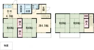 茨城県取手市双葉2【一戸建】の間取り