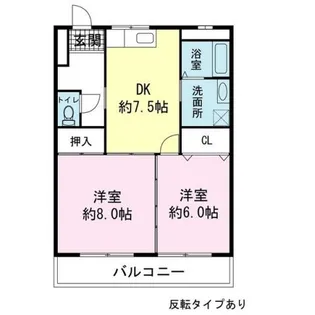 ロイヤルプラザ大岡【3階】の間取り