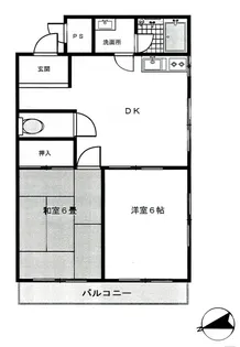 ラベンダーハイツ【2階】の間取り