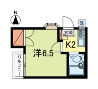 サンハイム八幡山【1階】の間取り