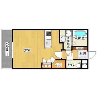 グランエスポワル【3階】の間取り