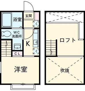 BRICKS【1階】の間取り
