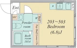 BESTA亀有【4階】の間取り