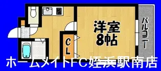 福岡県福岡市西区小戸1【アパート】の間取り