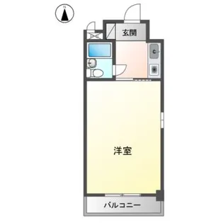 マンション山本 壱番館【8階】の間取り