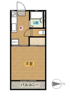 ハイムゆい【1階】の間取り