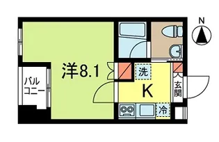 modest【2階】の間取り