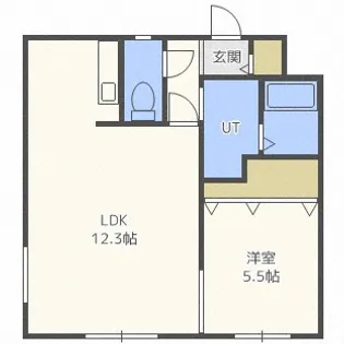プレステージ知事公館【1階】の間取り